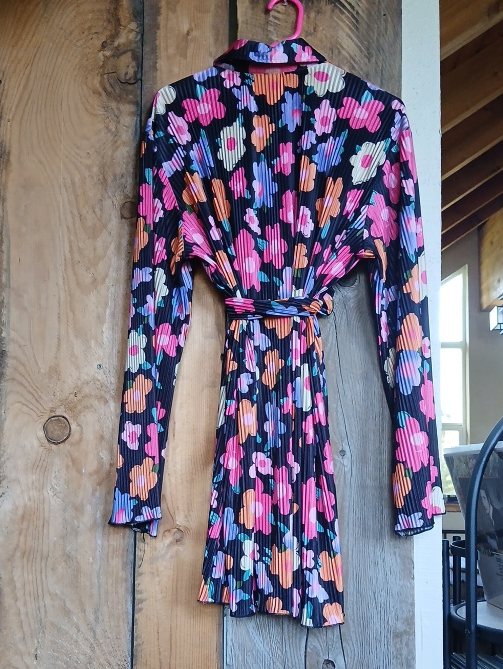 Retro Floral Dress L-XL - Picture 4 of 5